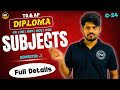 Diploma Courses | Subjects | CE , ME , EE, EC , CS | Semester -1 | Full Details | TG & AP | C-24 |