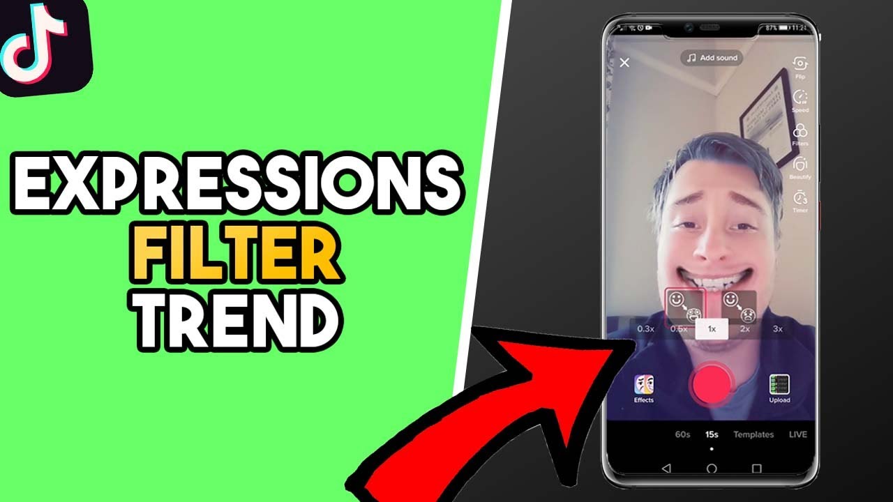 How to do the Expressions Filter Trend on Tiktok (Expressify Filter