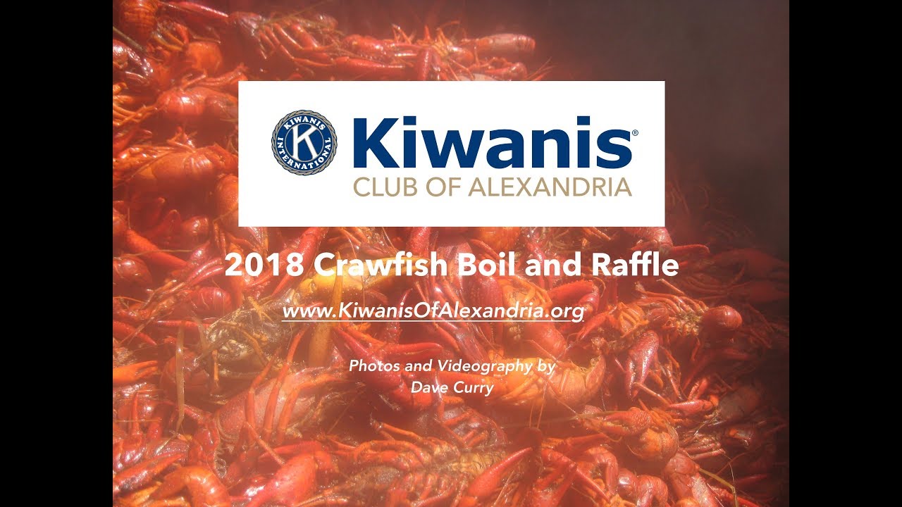 Kiwanis Club of Alexandria 2018 Crawfish Boil and Raffle - YouTube