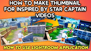 How to make thumbnail for inspired by STAR Captain videos - Make thumbnails for 1v1 Tdm Videos