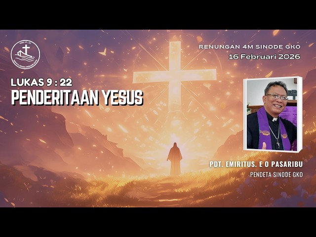 Renungan Harian 4M - Penderitaan Yesus