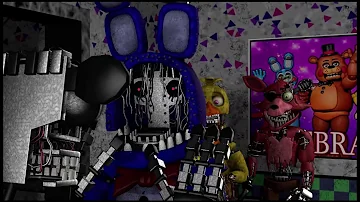 [FNAF SFM] Withered Bonnie VS weeping Angel