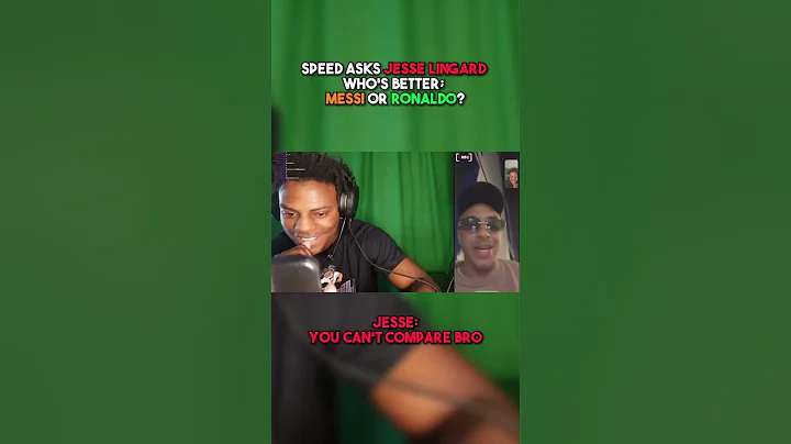 Speed Asks Jesse Lingard "Who's Better, Ronaldo or Messi?" #shorts
