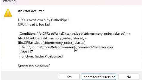 How to fix FIFO is overflowed by GatherPipe ! CPU thread is too fast - Dolphin Emulator wii/gamecube