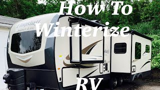 How I Winterize The RV
