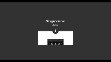 Divi Bottom Navigation Bar-3 Section Layout