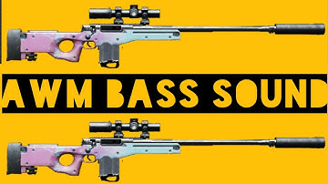 AWM SOUND WITH BASS😱  | For pubg mobile❤️ #awmsound #indaeby #pubgmobile