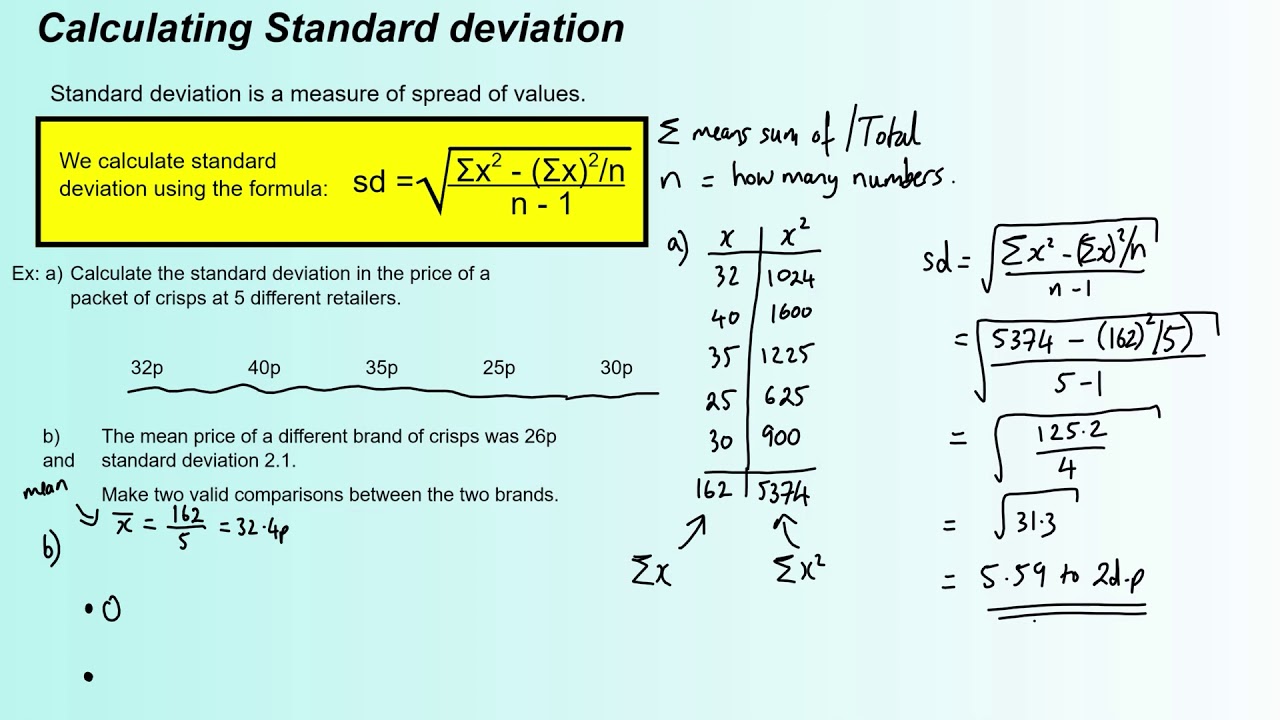 Deviation перевод. Standard deviation формула. Calculation of the Standard deviation. Standard deviation calculator. Standard deviation пример.