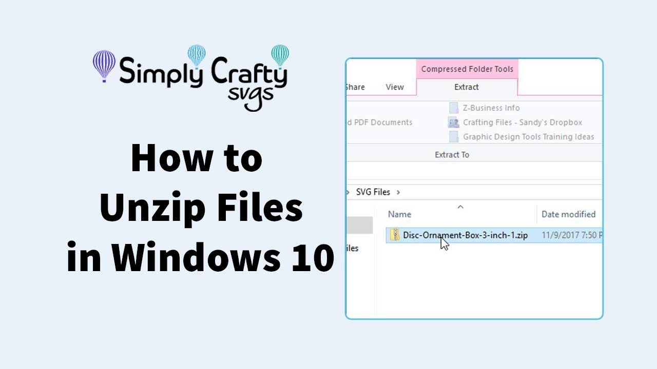 extract zip files on windows