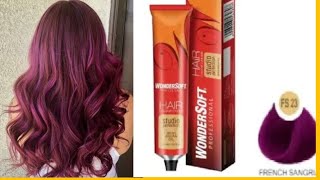 हेयर कलर/वंडरसॉफ्ट||Wondersoft hair colour#Red_ट्यूटोरियल फॉर बिगनर्स # Aradhna makeover