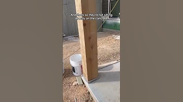 Don’t put your Porch Posts on Concrete…🚫