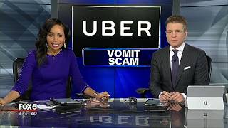 Victim of 'Uber vomit scam' speaks out