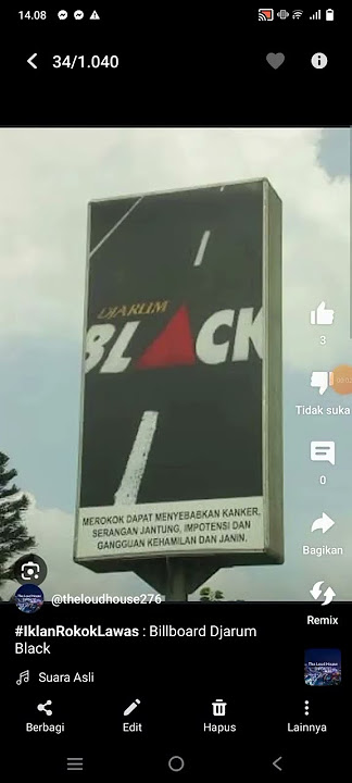 Download lagu #iklanrokoklawas Billboard Djarum Black