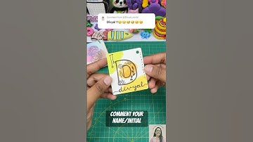 Comment your name to feature in next video don’t forget to subscribe ☺️ #youtubeshorts #diy #bohoart