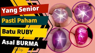 Ini Perbedaan ruby burma, ruby srilanka, dan pink safir‼️Jangan mudah Tertipu.