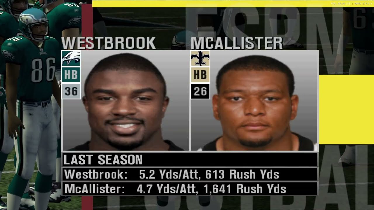 ESPN NFL 2K5 Xbox Series X Gameplay ( PS2 )