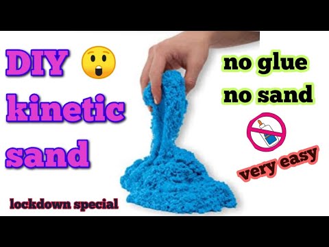 Video: How To Make Kinetic Sand At Home