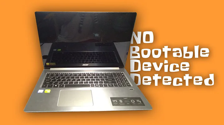 No Bootable Device | Acer Swift 3