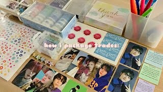late night — asmr package kpop photocards with me!! (simple & relaxing)