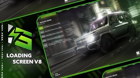 Izzy Shop Loading Screen V8 [ Fivem Loading Screen ]