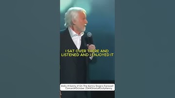 Thumbnail of Dolly # Kenny # On The Kenny Rogers Farewell Conce#october 25#Dolly Parton#Kenny Rogers#shorts#