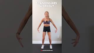 10 Min ALL STANDING ABS WORKOUT | With Weights | GET 6-PACK Quick + Effective!  #carolinejordan