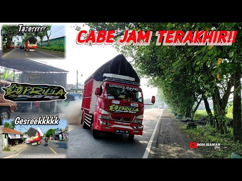 Momen ketika truck cabe kesiangan|| gas poll full kecepatan..