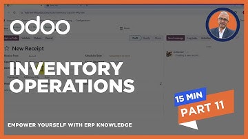 Inventory Operations at Odoo 18 - شرح تفصيلي لإذونات المخازن على أودوو 18