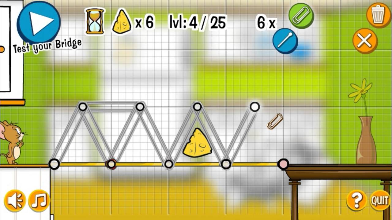 Tom And Jerry Rig A Bridge Level 4 Gameplay Walkthrough Youtube