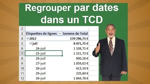 TCD - Regrouper par Années, Mois, Jour sans formule 📅