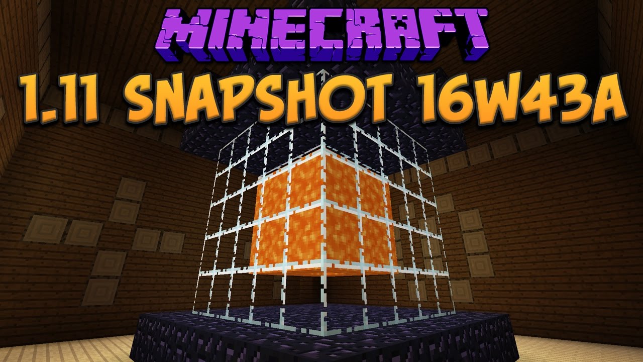 Minecraft 1 11 Snapshot 16w43a New Mansion Room Fishing Farms Nerfed