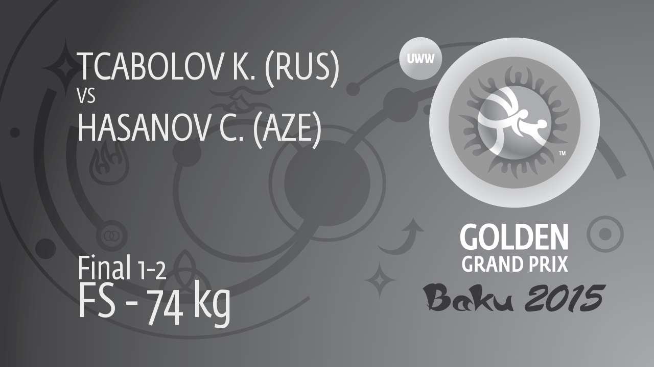 GOLD FS - 74 kg: J. HASANOV (AZE) df. K. TCABOLOV (RUS), 12-8