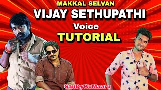 VijaySethupathi voice tutorial | VijaySethupathi Voice Mimicry Tutorial | Mimicry Learning Tips