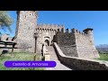 Castello di Amorosa - Walking tour. Napa Valley. Wine capital of the world.