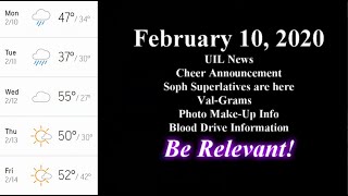 February 10, 2020 Big Spring High News & Weather