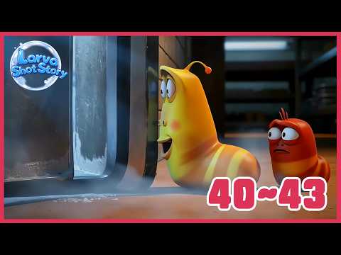 Larva shot story Episodes 40–43 Compilation | Larva Shot Story | larva