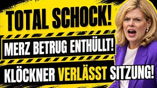 SCHOCK! Weidel entlarvt BRUTALEN Merz-BETRUG – selbst Klöckner VERLÄSST Sitzung!