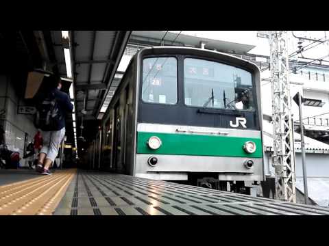 埼京線205系新宿発車映像