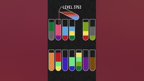 water sort puzzle level 3753