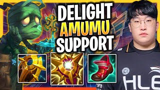 DELIGHT BRINGS BACK AMUMU SUPPORT! | HLE Delight Plays Amumu Support vs Alistar! Season 2024