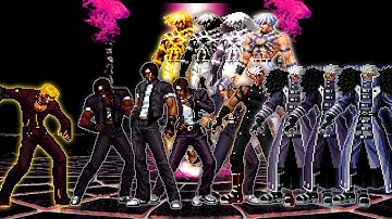 [KOF Mugen] Rayno Vs Krizalid, Omega Kusanagi, Bosses Orochi Team