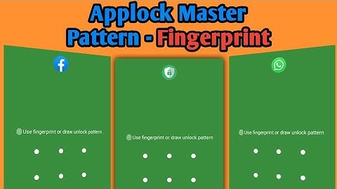 How To Lock Any Android App | Lock The Apps | Pattern - Fingerprint | AppLock Master