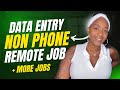 Data Entry (Non Phone) Job + October Start Date Work From Home Jobs 2025