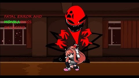 FNF Detected but sing Fatal Error and Monika