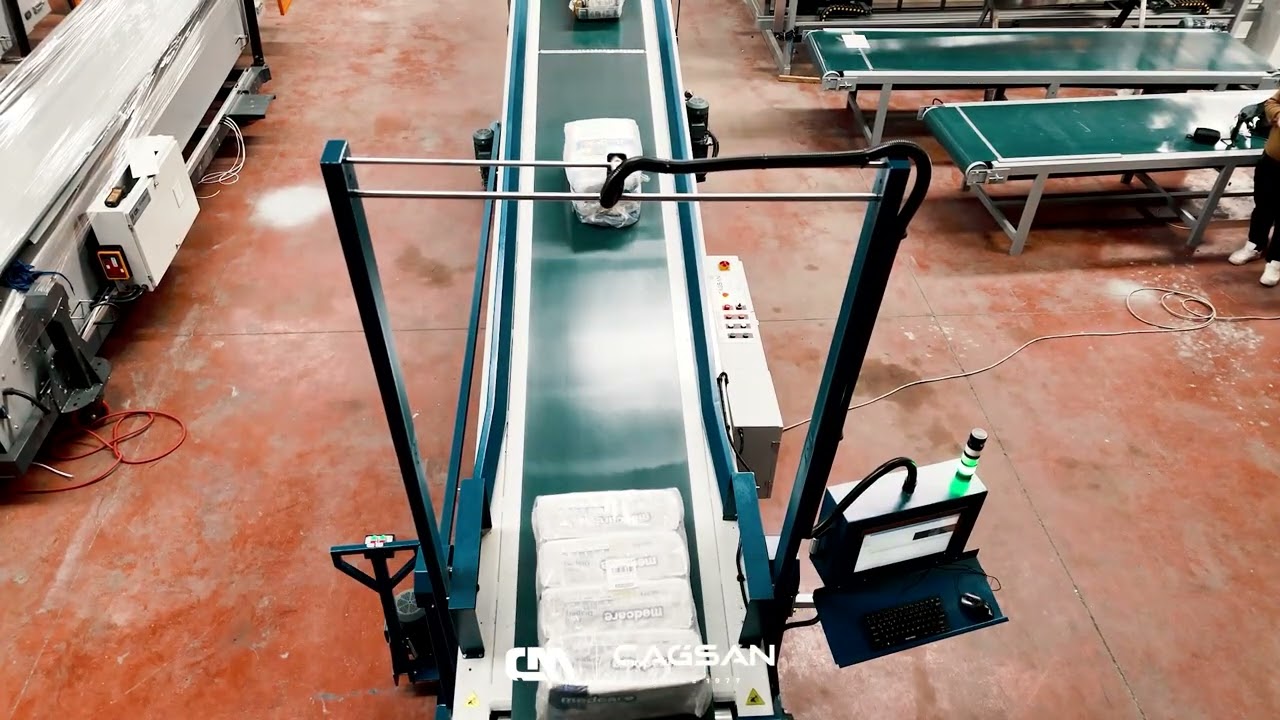 Barkod Okuma Sistemli Teleskopik Konveyor - Barcode Units Telescopic Conveyor 