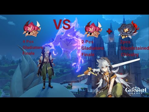 Razor Gladiator Vs BloodStained Gladiator Genshin Impact - YouTube