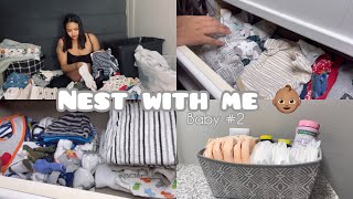 NEST WITH ME 2022| PREPARING FOR THE BABY | nursery organization