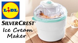 Middle of Lidl - SilverCrest Ice Cream Maker - What's the scoop?