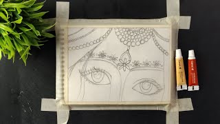 The Divine Art Behind Radha Ranis Eyes