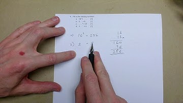 GCSE Maths: Number Powers (Squaring and square roots)